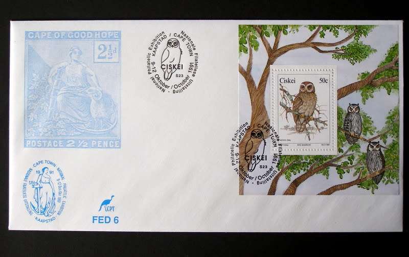 Ciskei - CISKEI Cover - Owls Miniature Sheet 1991 //Birds for sale in ...