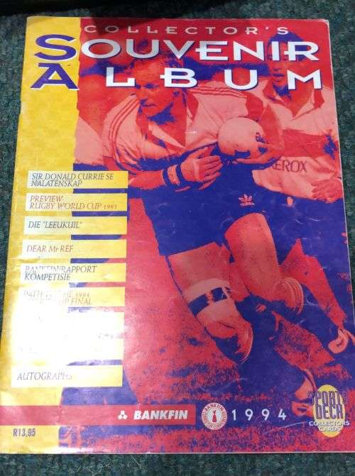 Sporting Memorabilia - COMPLETE Currie Cup Rugby, Card x 126 trading ...