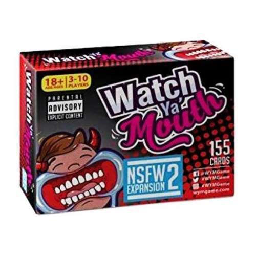 Board Games Watch Ya' Mouth Adult NSFW Expansion 2 Card Game Pack