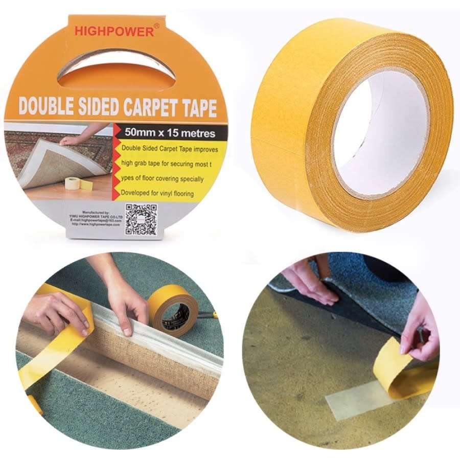 Glues & Adhesives Double Sided Carpet Tape 50mm X 15m for sale in