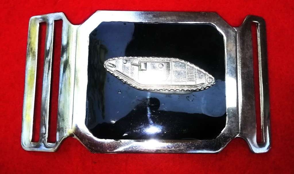 Belts & Buckles SCHOOL OF ARMOUR BELT BUCKLE TANK HAS BEEN REATTACHED for sale in Pretoria