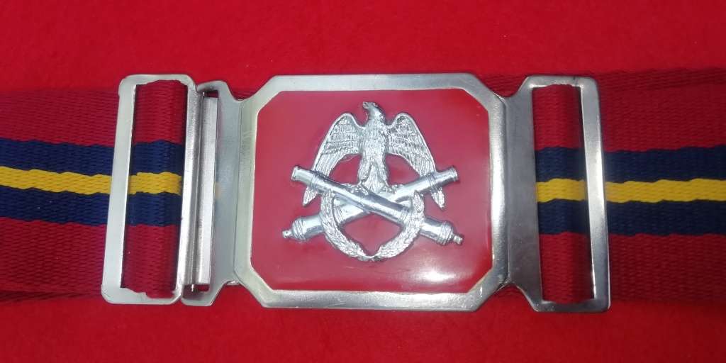 Belts & Buckles ARTILLARY SCHOOL STABLE BELT was sold for R375.00 on 7 Jan at 2016 by