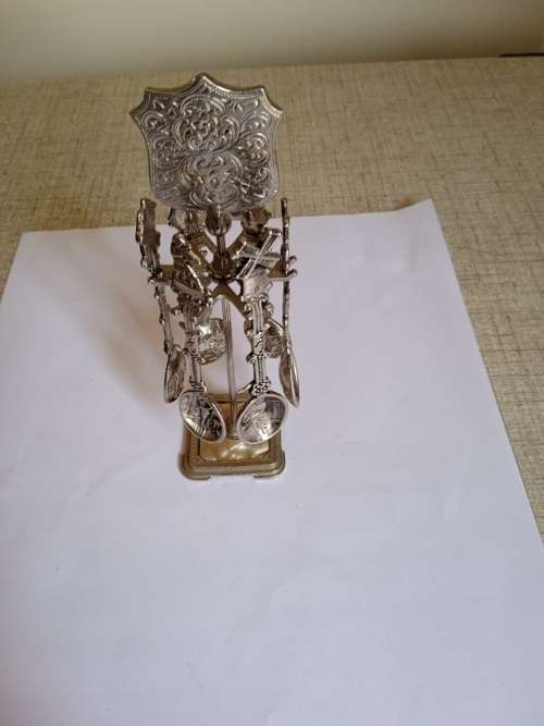 Cutlery Lovely small dutch teaspoons on stand was listed for R339.00