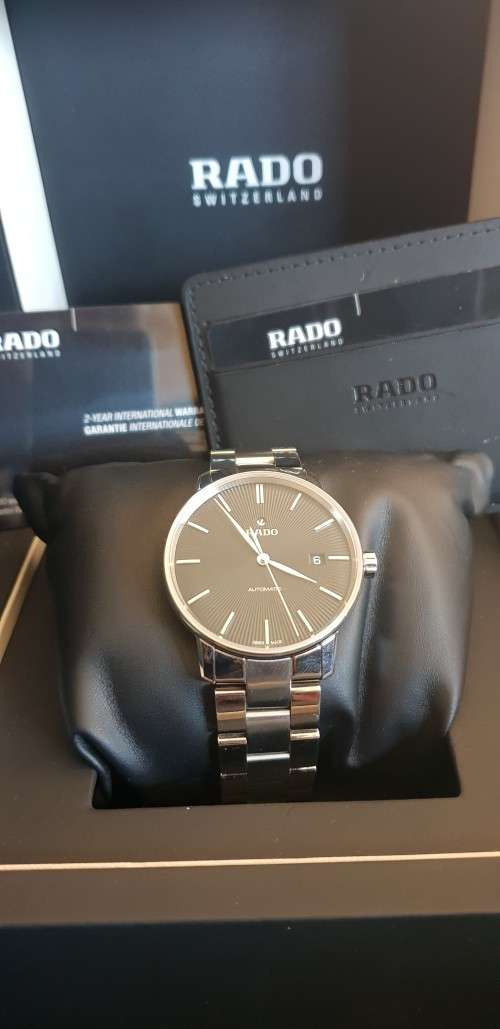 Men's Watches - Genuine Rado Coupole Classic Stainless Steel Swiss ...