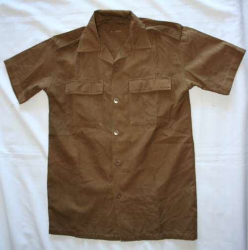 Uniforms - SADF NUTRIA BROWN SHIRT-- SMALL - AS USED IN BUSH WAR was ...