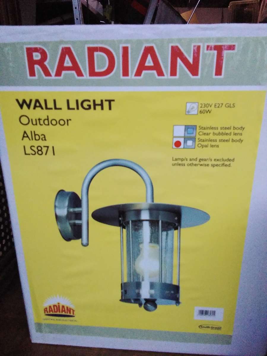 Wall & Patio Lights Radiant Outdoor Wall Light for sale in Johannesburg (ID598403365)