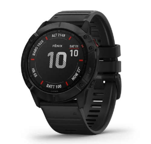 Smart Watches - Garmin fenix 6X Pro Outdoor Smartwatch (51mm) - Black ...