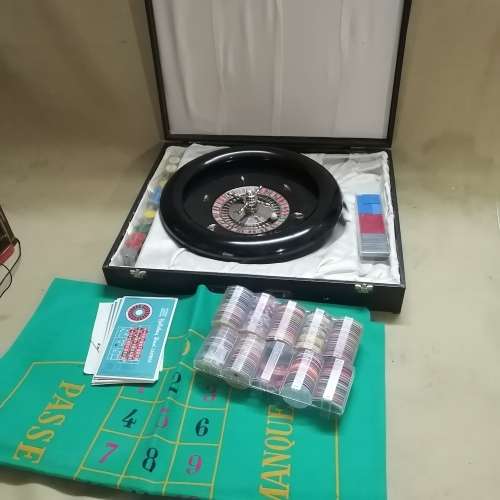 Other Antiques & Collectables COMPLETE VINTAGE ROULETTE SET WITH