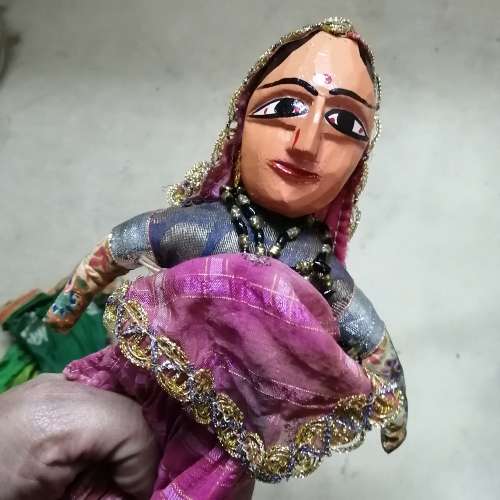 Other Antiques & Collectables VINTAGE PAIR OF INDIAN PUPPETS for sale