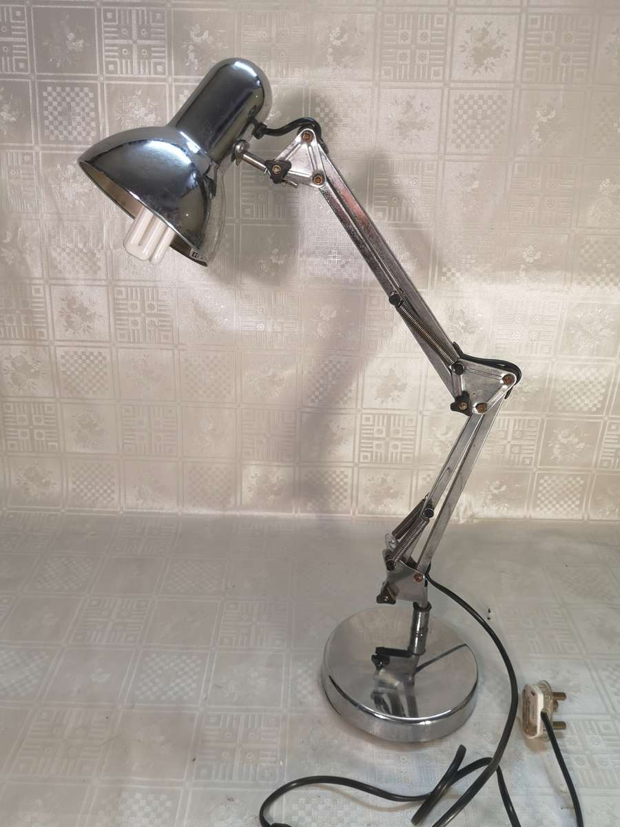 Lamps & Lanterns AMAZING VINTAGE CHROME ANGLEPOISE ARTICULATING DESK