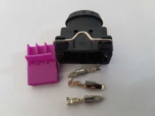 Connector Plug Femele 3pins Ev1 Bosch Type Connector Kit