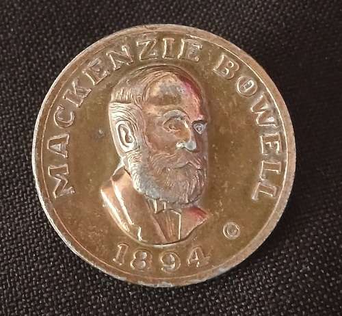 Commemorative Mackenzie Bowell Canada Prime Minister 1894