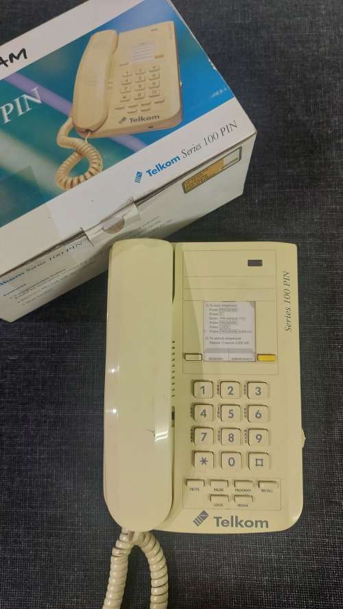 Telephones - Basic landline Telkom telephone phone (New) was sold for ...