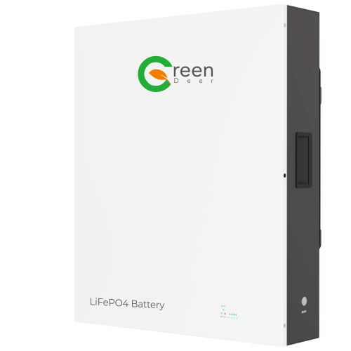 Rechargeable Batteries GreenDeer 5kwh 51.2v 100ah Lithium battery, 1C