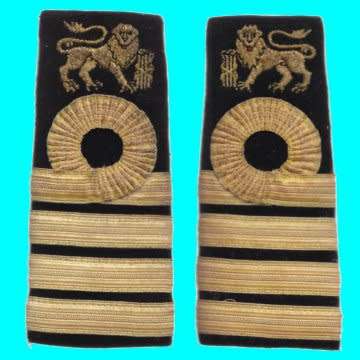 South African Navy - South African Navy Captain Rank Insignia - Pair ...