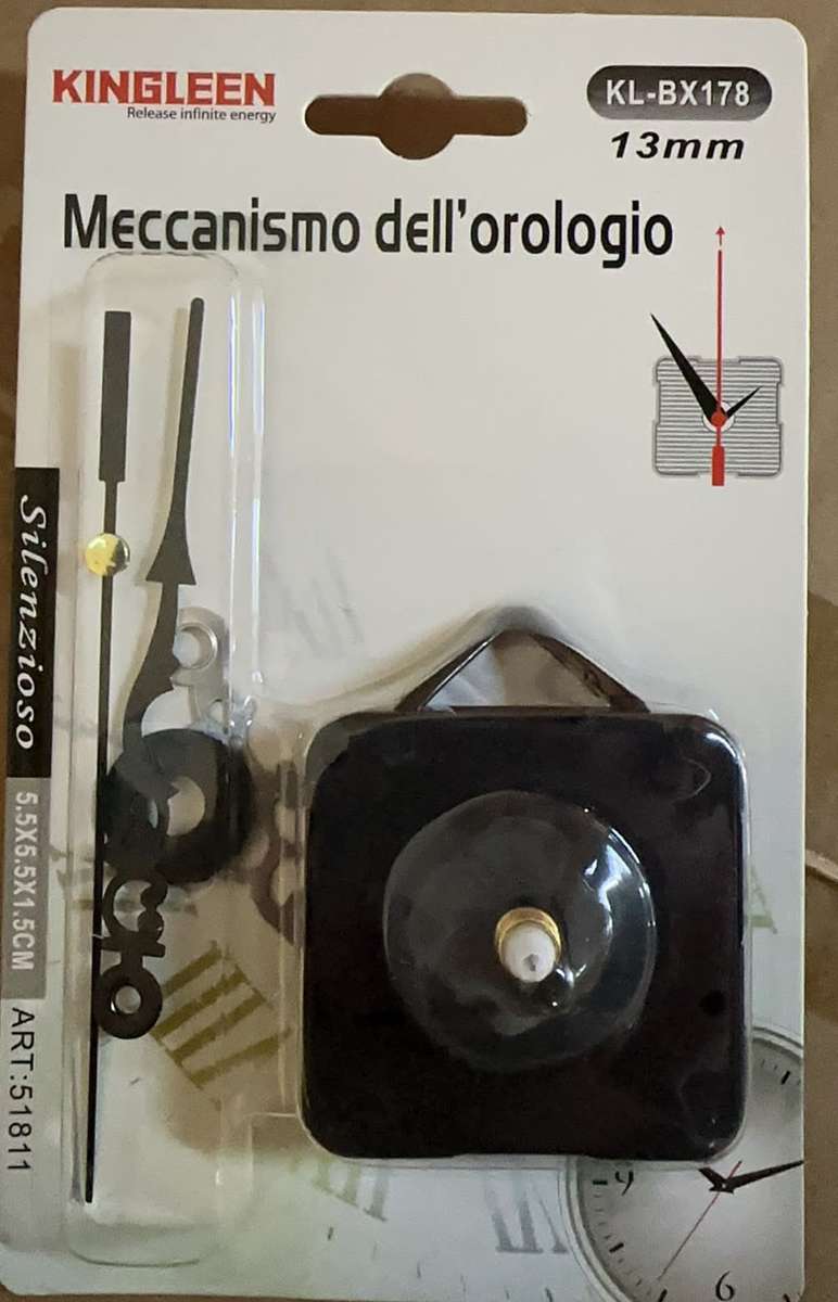 Clock Making clock mechanism (13mm) for sale in Johannesburg (ID