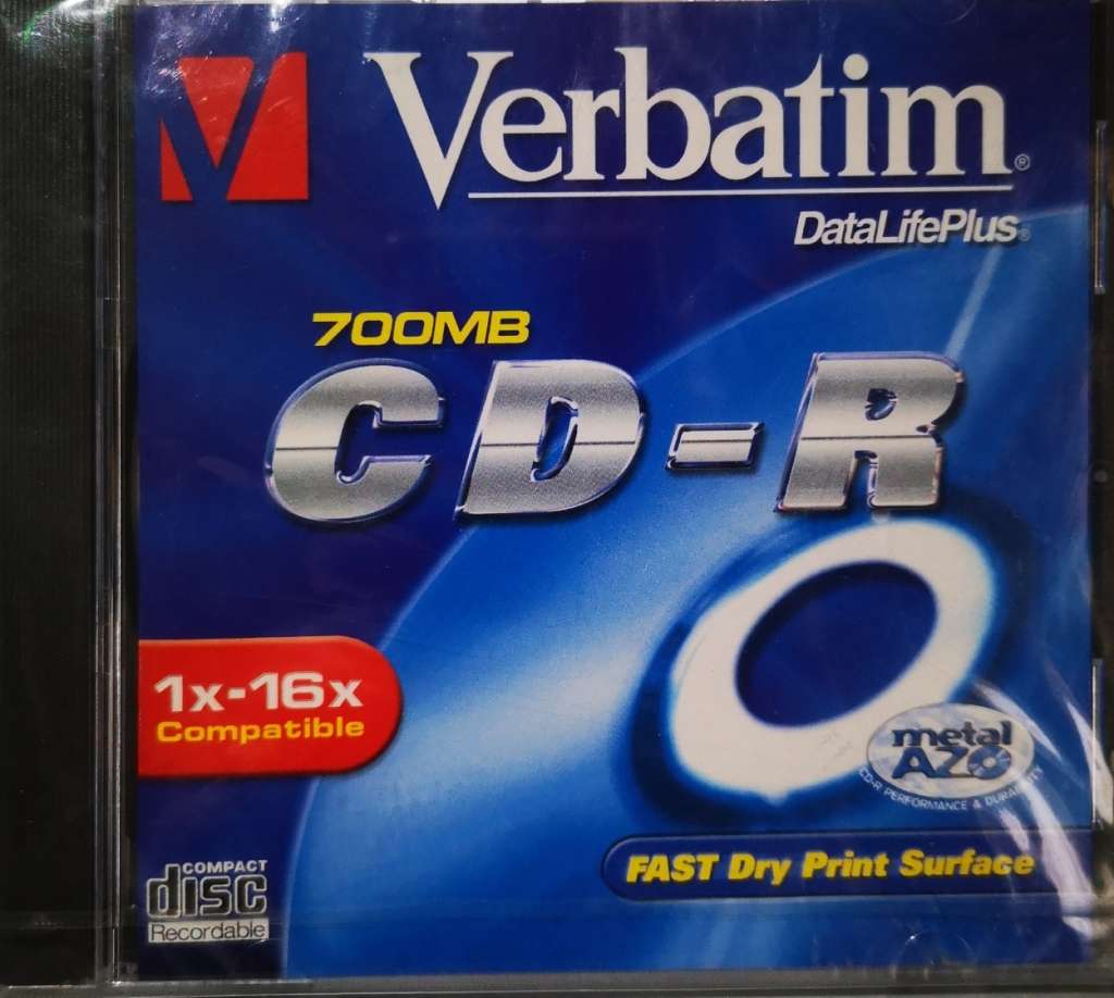 Brass - Verbatim CD-R 700GB, 1x-16x Compatible for sale in Pretoria ...