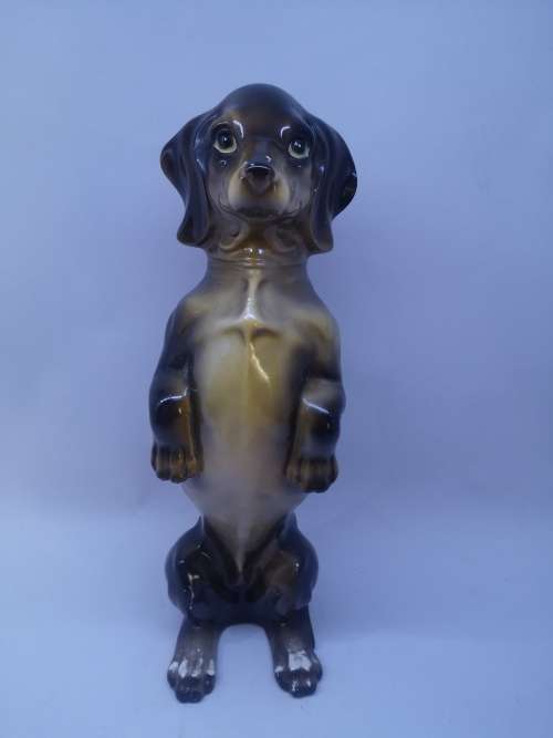 Porcelain & Ceramic - Vintage Dashund figurine made in Japan - Ries was ...