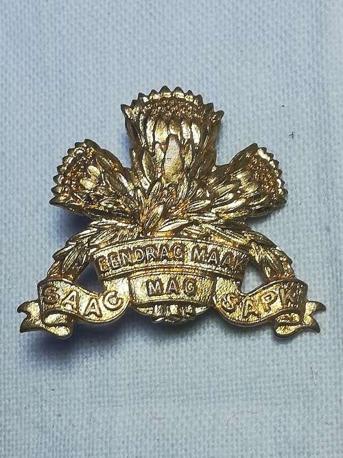 South African Army - SA ARMOUR CORPS BRASS CAP BADGE was sold for R45 ...