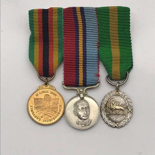 Rhodesia - Rhodesia - Group of Three Miniature Medals was sold for R595 ...