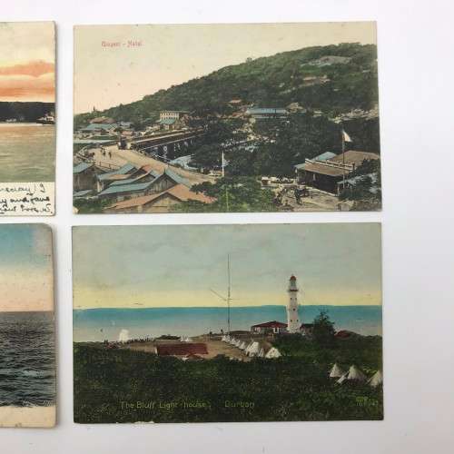 Other Antiques & Collectables 4 Antique `Post Cards of Durban`With Stamps (1906) for sale in