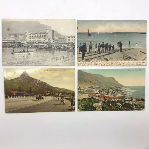 Other Antiques & Collectables 4 Antique `Post Cards of Cape Town`With