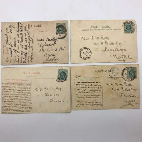Other Antiques & Collectables 4 Antique `Post Cards of Durban` With