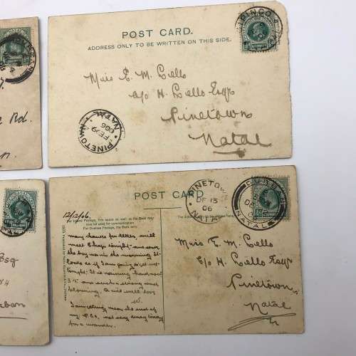 Other Antiques & Collectables 4 Antique `Post Cards of Durban` With