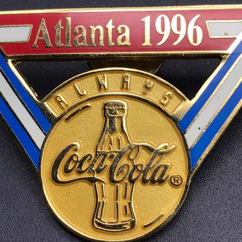 Sporting Memorabilia - Olympic `Atlanta 1996 - Coca Cola` Lapel Pin for ...