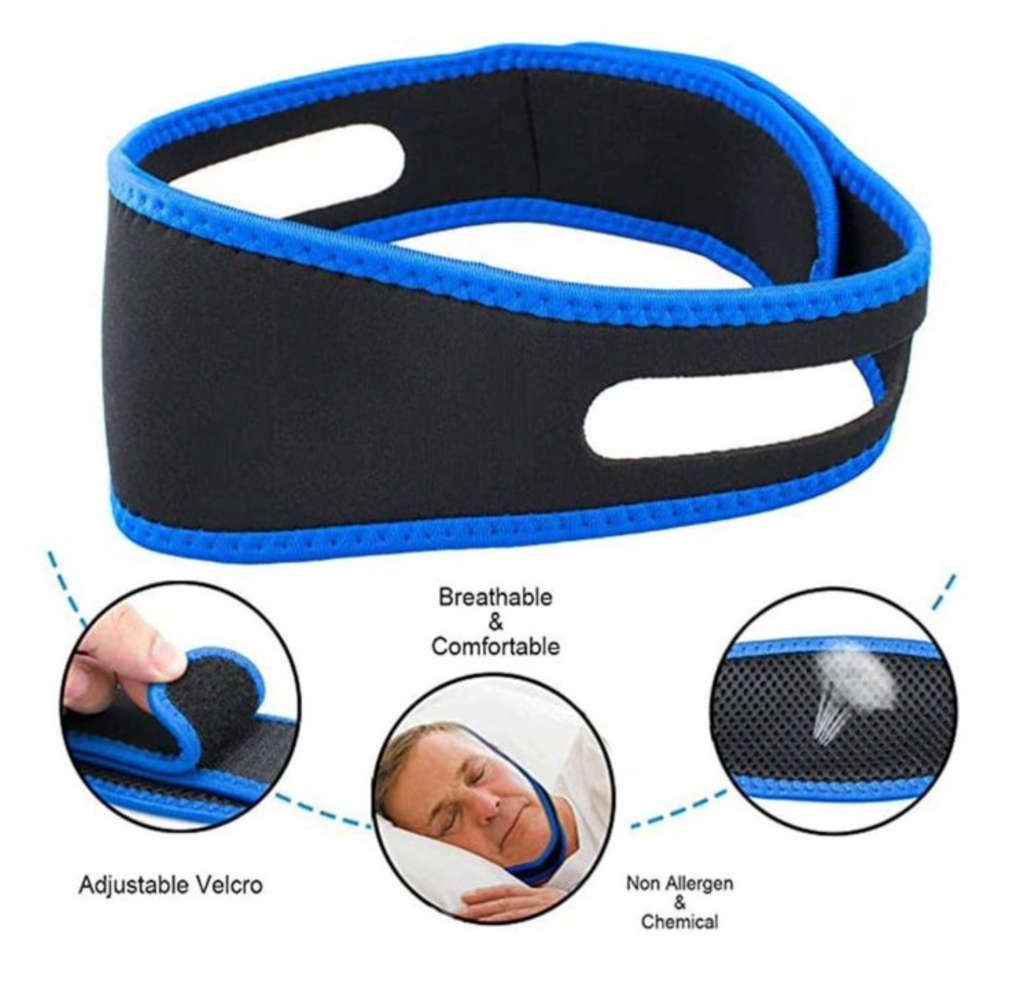 Braces & Supports - Anti snoring chin strap - Anti sleep apnea jaw ...