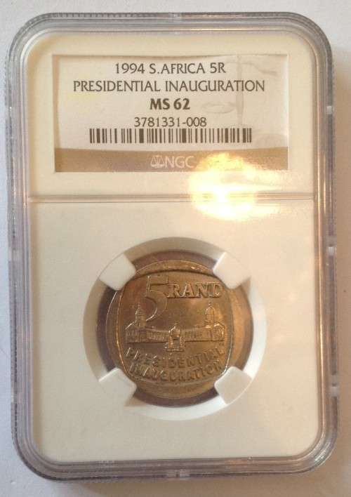 Inauguration R5 - 1994 PRESIDENTIAL INAUGURATION R5 COIN NGC GRADED ...
