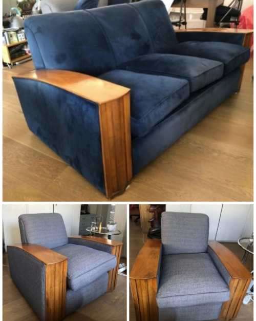 Sofas A stunning Art Deco lounge suite was listed for R18,000.00 on