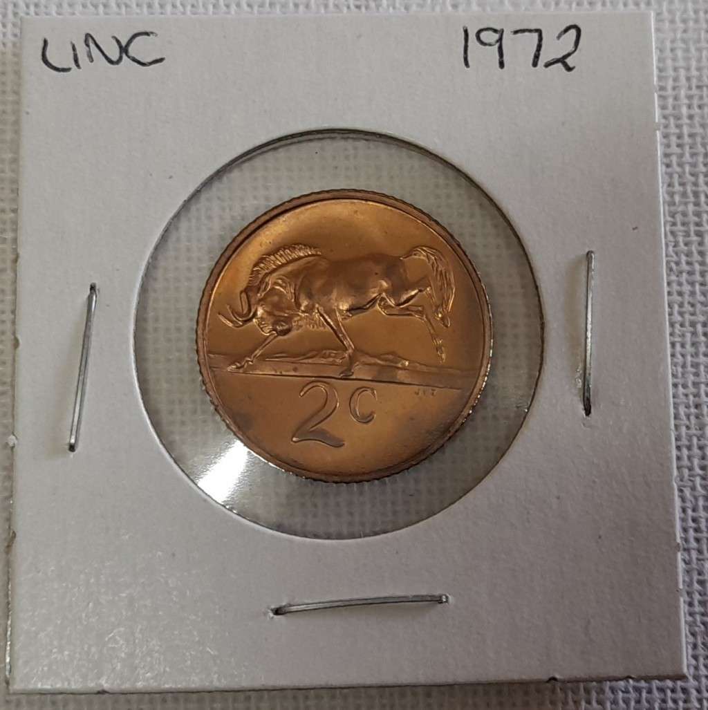 Two Cent - 1972 UNCIRCULATED 2c 1970 - 1990 for sale in Carltonville ...