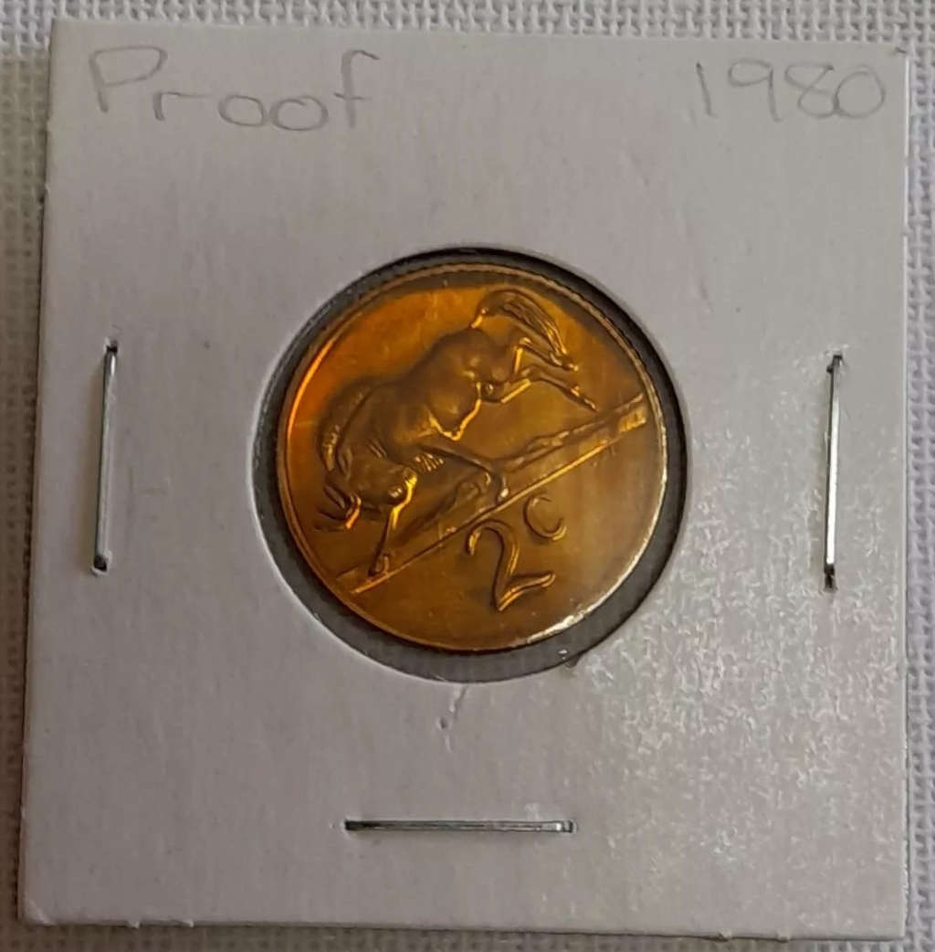 Two Cent - 1980 PROOF 2c for sale in Carltonville (ID:618859300)