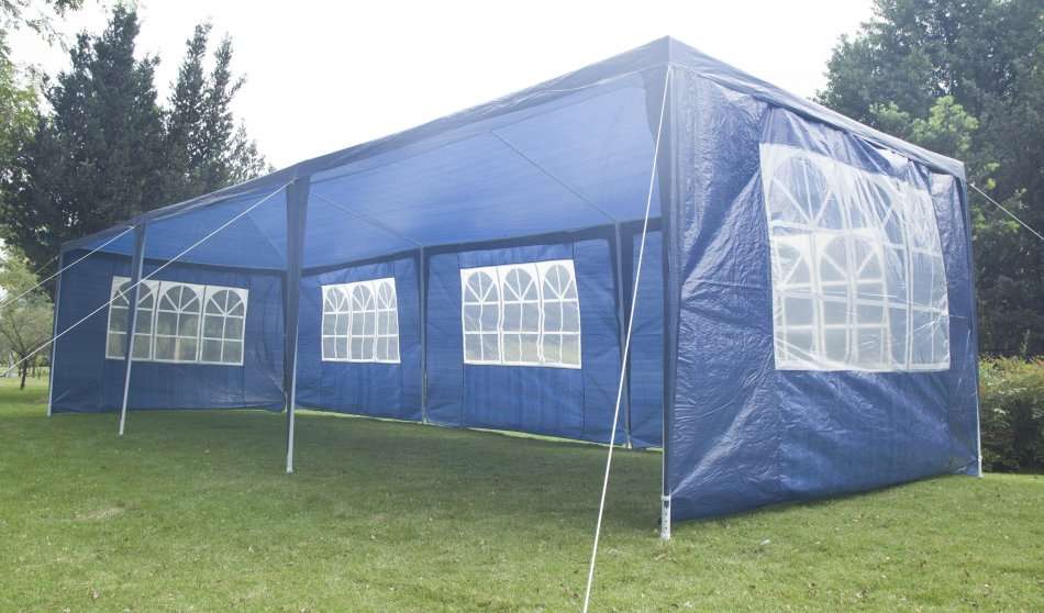 Marquees & Gazebos Hazlo 3 x 9m Gazebo Folding Marquee with Side