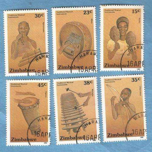 Zimbabwe, Rhodesia & Nyasaland - Zimbabwe.1991,Traditional Musical ...