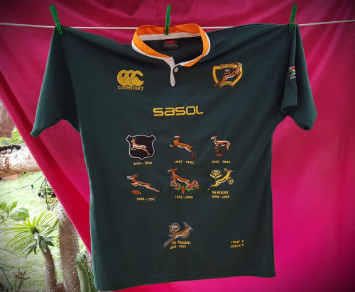 SASOL, Authentic South Africa Sasol Rugby Jersey Canterbury Size Large