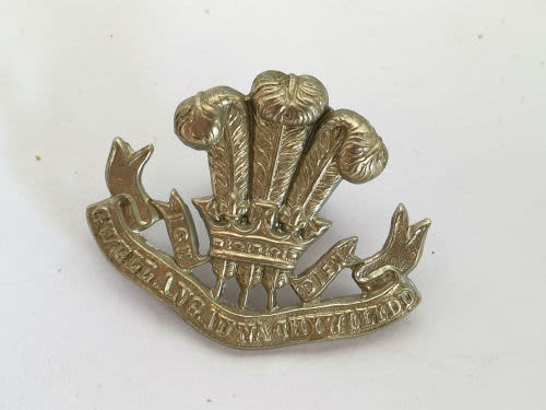 Other Badges & Insignia - Rare WW2 Royal Regiment of Wales Cap Badge ...