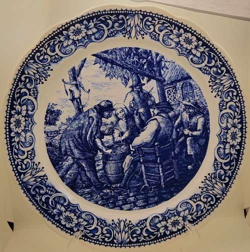 Dutch Porcelain - Large Vintage boch freres la louviere belgium delft ...