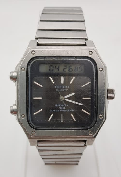 Men's Watches - Pre-Owned Vintage Seiko Sports 100 Alarm Chronograph Quartz  watch-Working was sold for  on 23 Jan at 17:01 by kiepersol1 in  Johannesburg (ID:578442587)