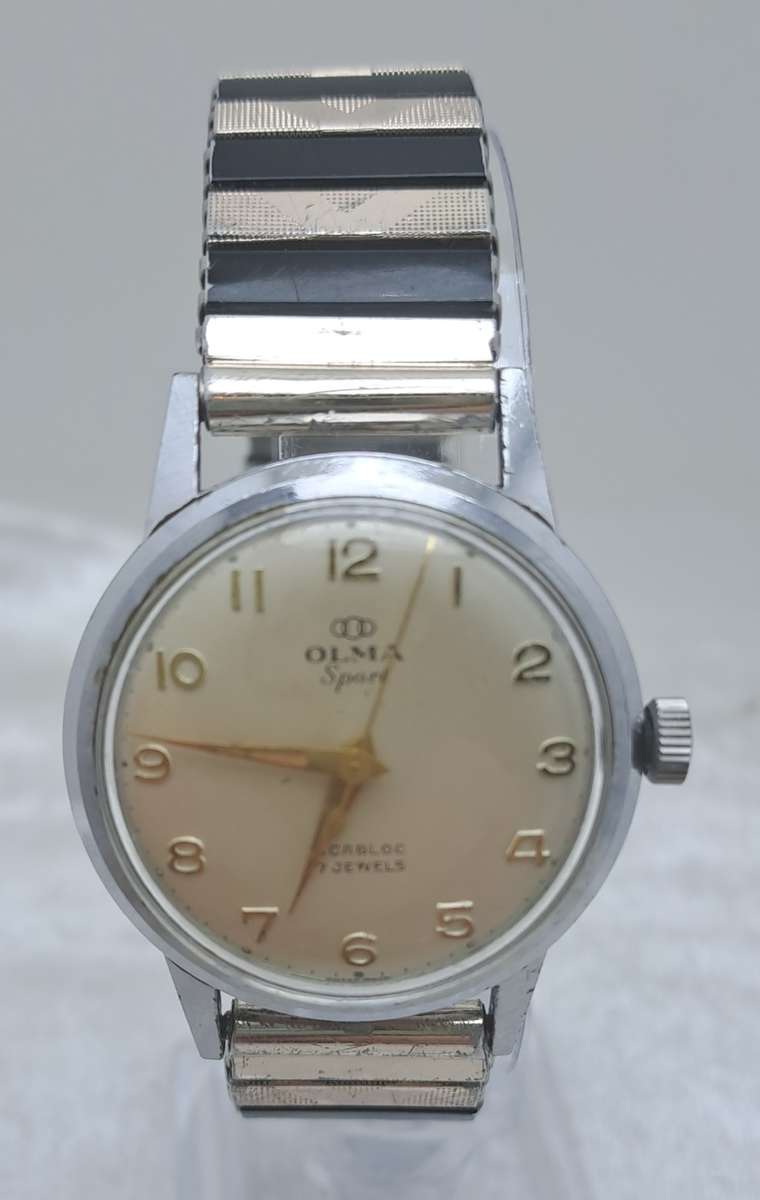 Rare & Collectable Watches - Vintage Mens OLMA Sport Incabloc ...