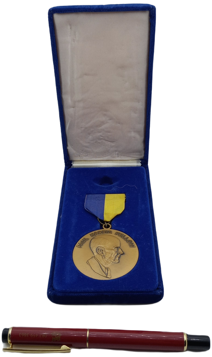 Commemorative - Large Vintage ROTARY Paul Harris Fellow Rotary ...