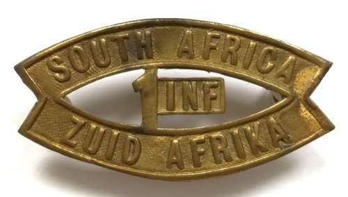 South African Army - SOUTH AFRICA 1ST I N F ZUID AFRIKA SHOULDER BADGE ...