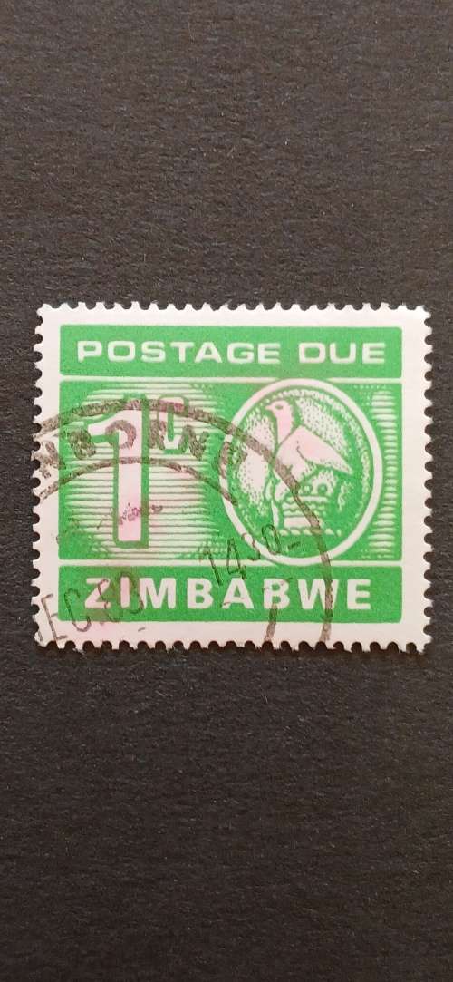 Zimbabwe, Rhodesia & Nyasaland ZIMBABWE 1980 NUMERAL STAMPS WITH COAT