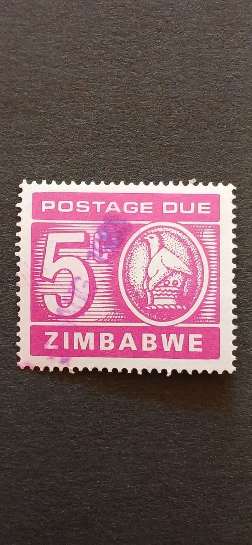 Zimbabwe, Rhodesia & Nyasaland - ZIMBABWE 1980 NUMERAL STAMPS WITH COAT ...