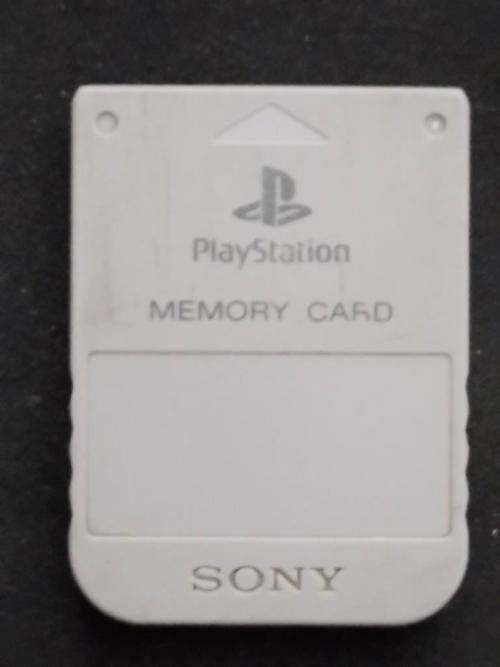 Memory Cards & Hard Drives PS1 Official Sony PS1 Memory Card was
