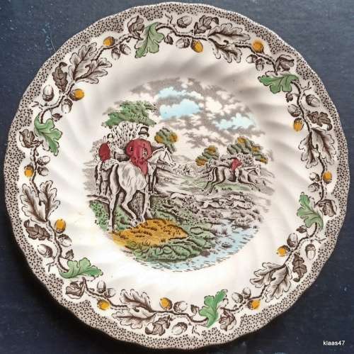 English Porcelain - Myotts Country Life - 19.5cm Side Plate (with ...