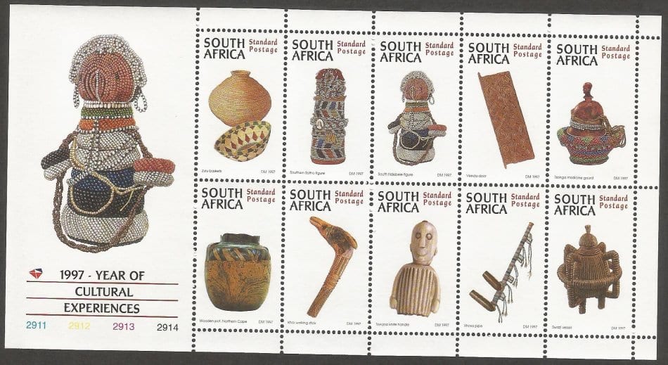 Issuing year. Africa stamps.