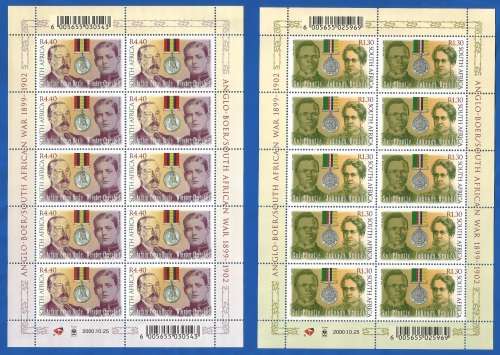 Republic of South Africa - RSA-2000-MNH-Sheetlets-SACC1291-1292-Anglo ...