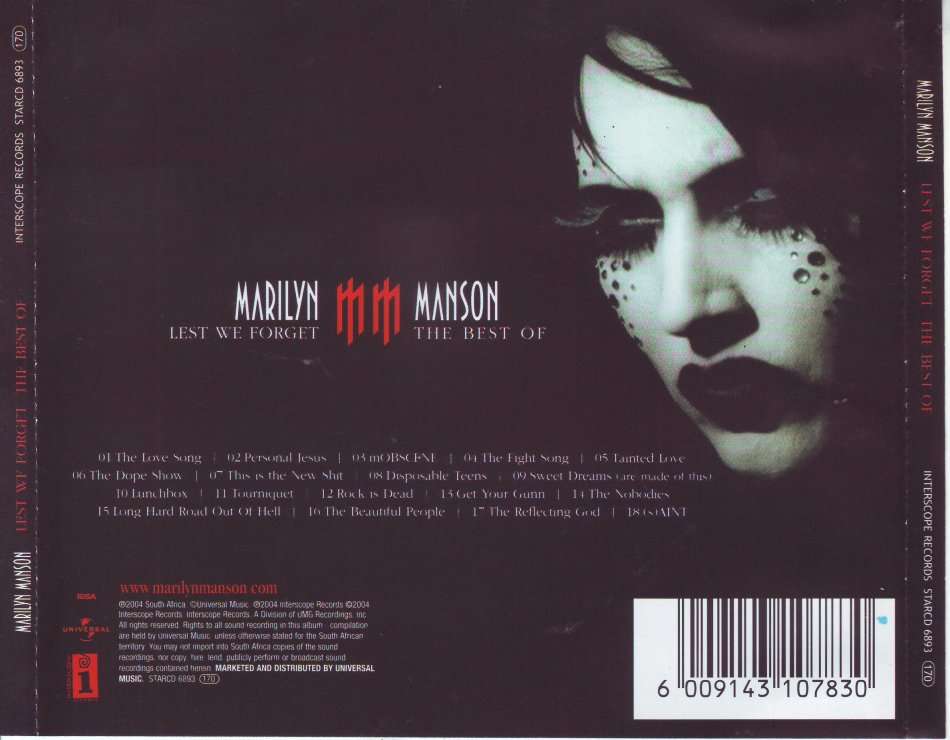 Marilyn manson lest we forget rapidshare free